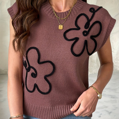 Esme™ – Plus-Size Floral Resort Knit Top