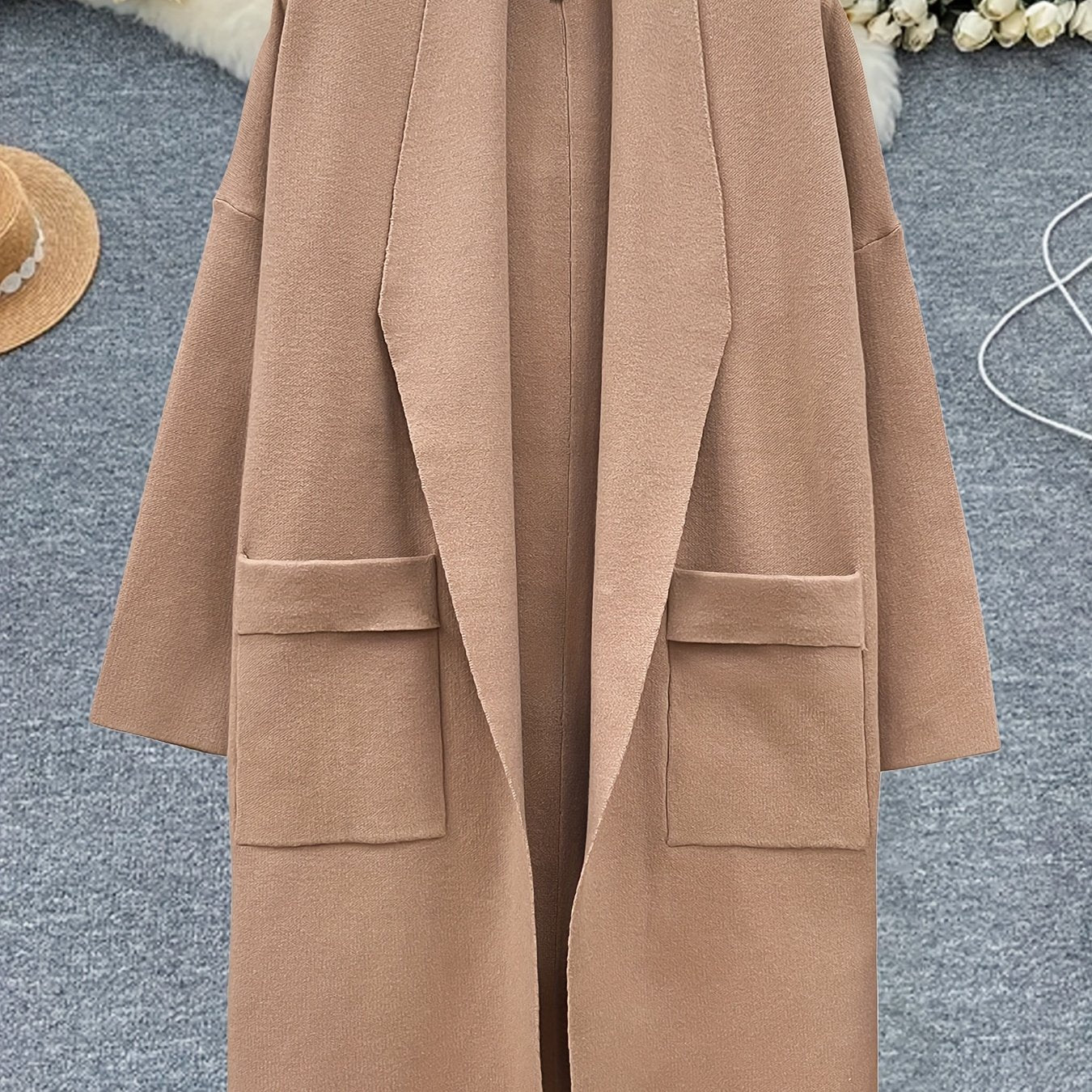 Eliza™ – Oversized V-Neck Coatigan