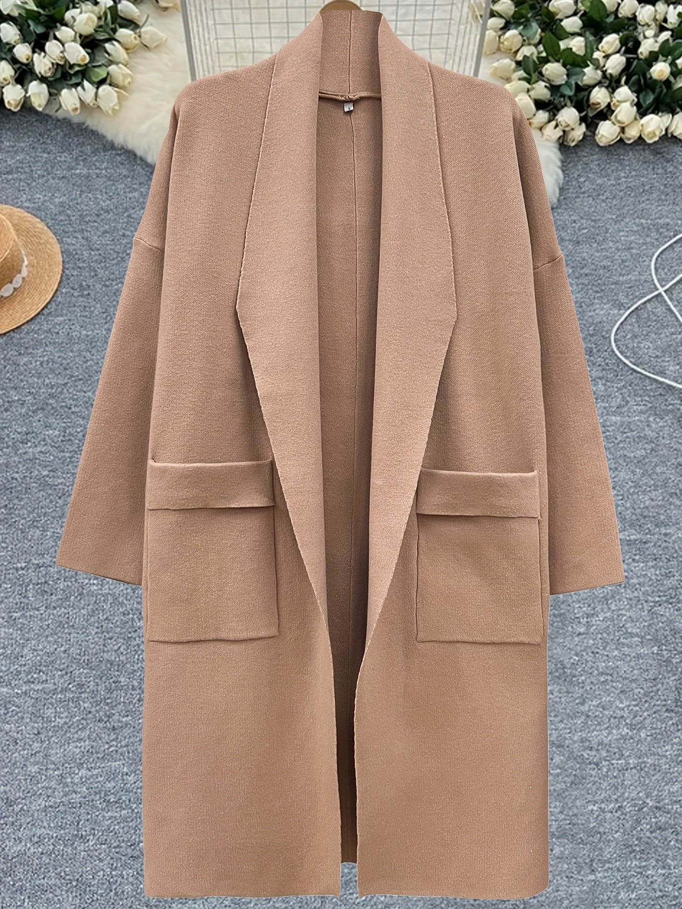 Eliza™ – Oversized V-Neck Coatigan