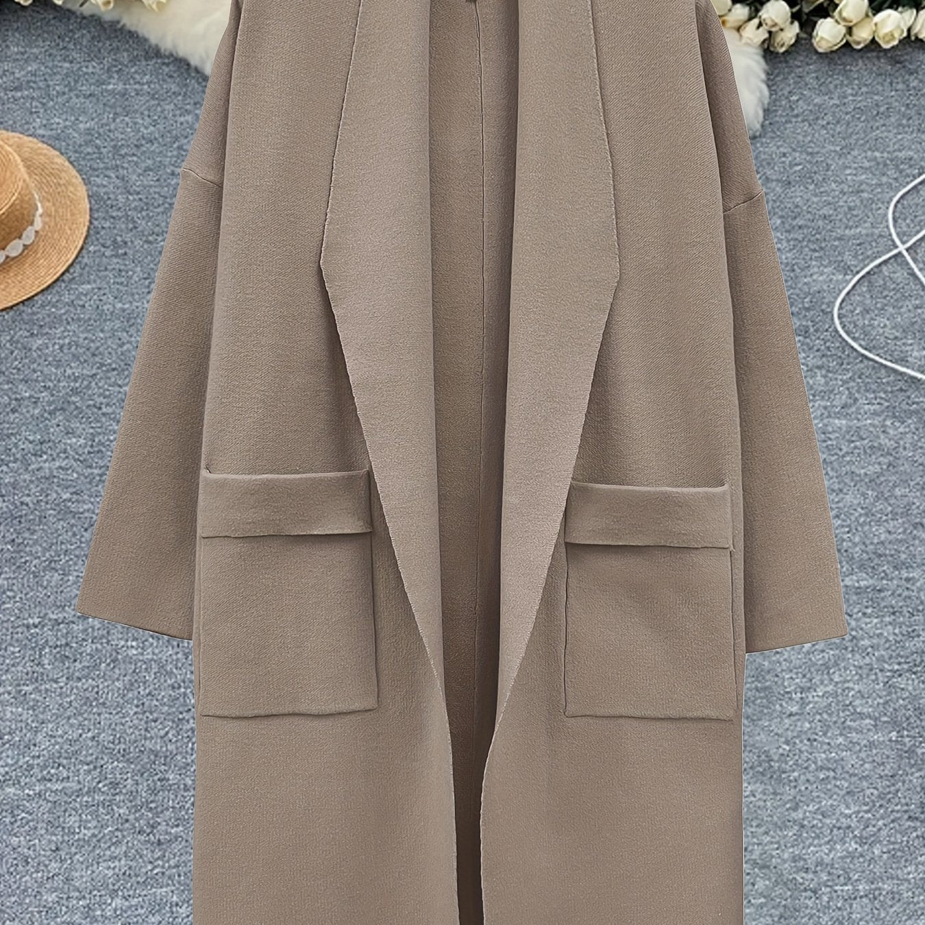 Eliza™ – Oversized V-Neck Coatigan