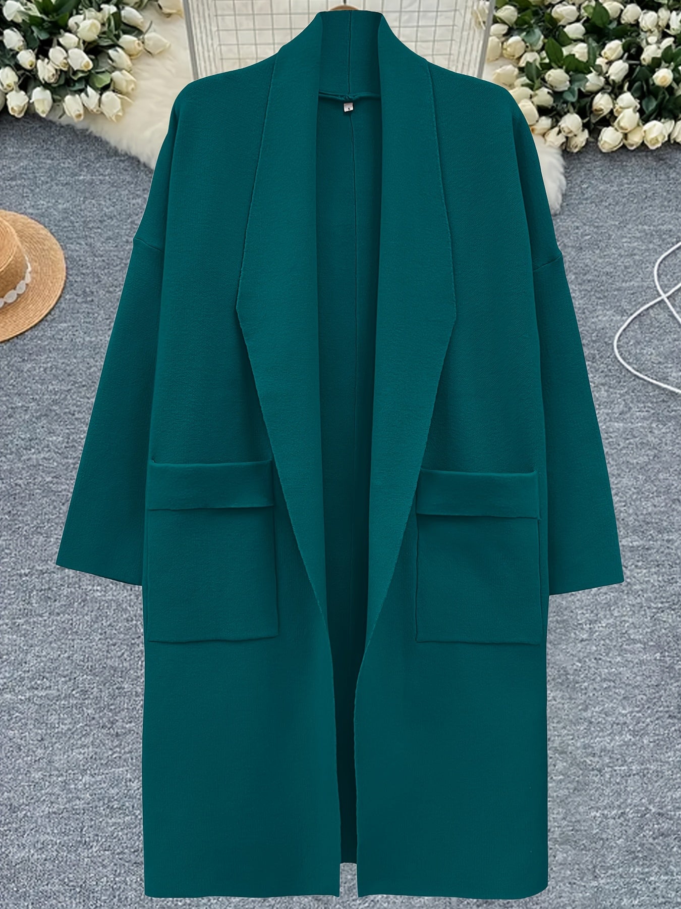 Eliza™ – Oversized V-Neck Coatigan