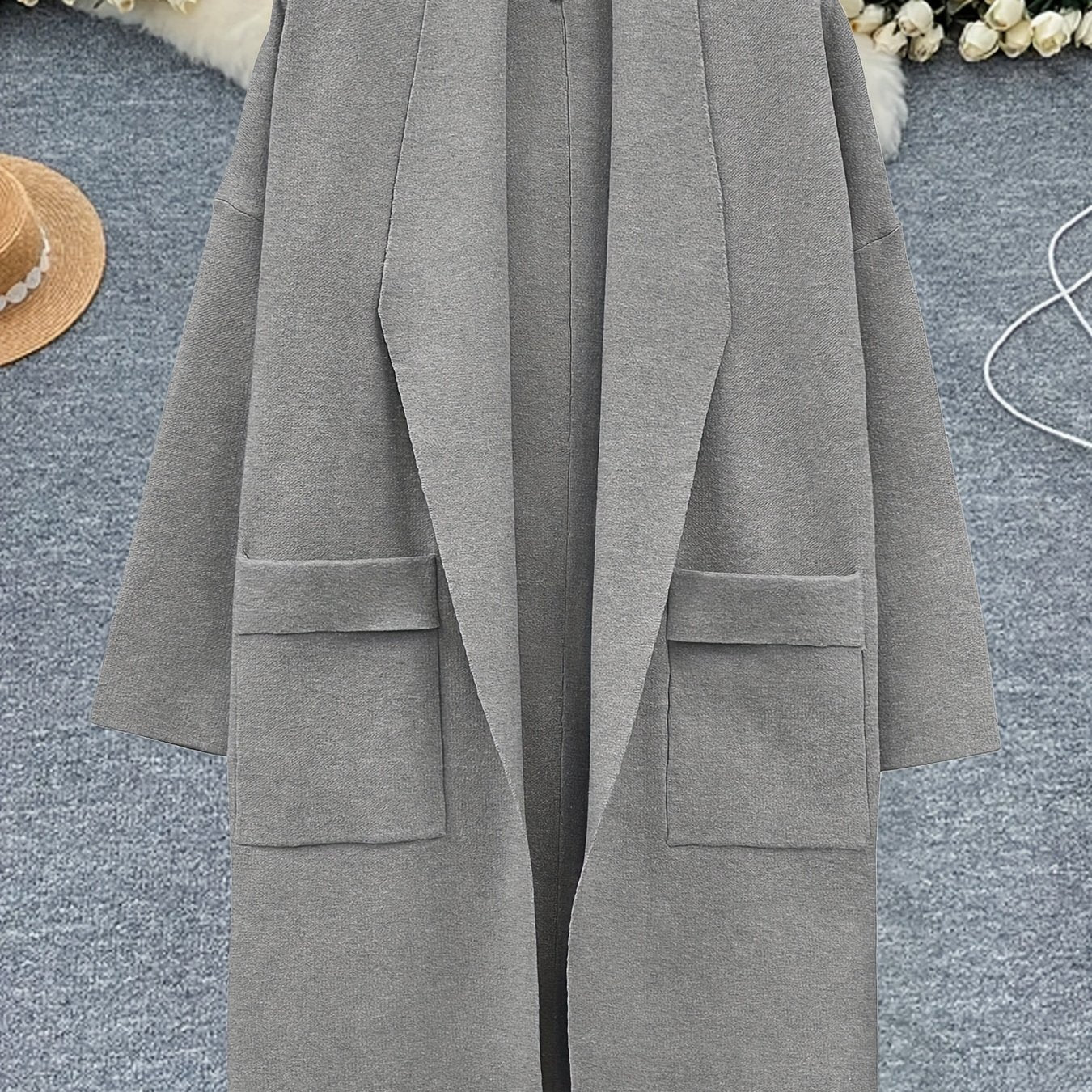 Eliza™ – Oversized V-Neck Coatigan