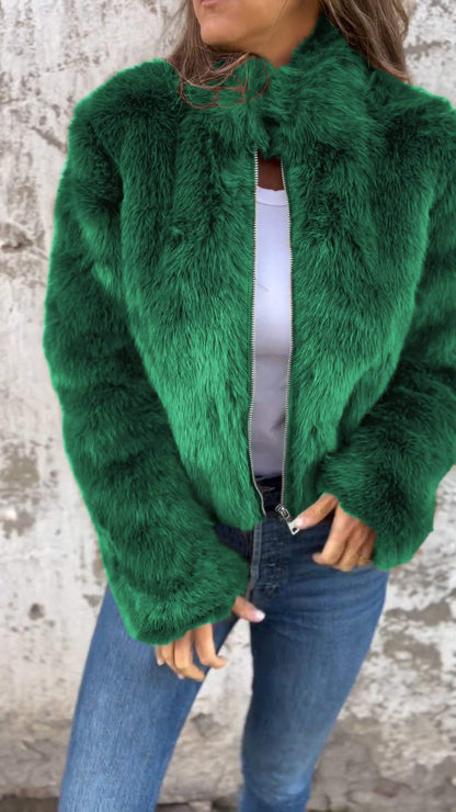 Aubrey™ – Luxe Fur Jacket