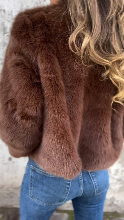 Aubrey™ – Luxe Fur Jacket